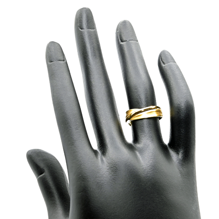 K18 地金鏡面、サティーナリング　RMR691-Y 188-084