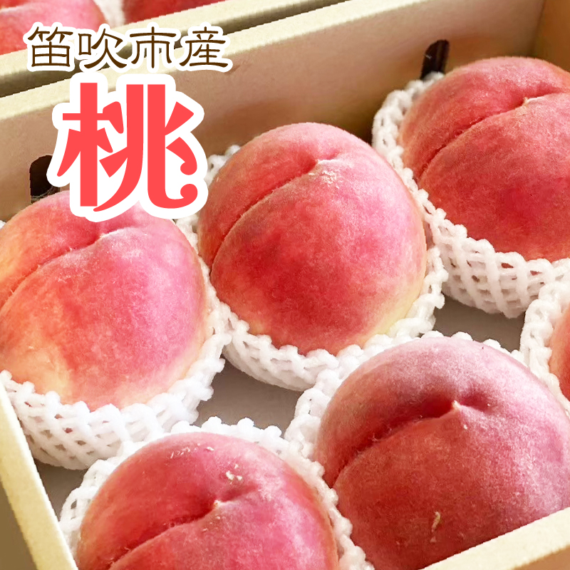 【2026年発送★先行予約】笛吹市産白桃　1箱2kg程度 229-006