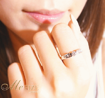 指輪 天然 ダイヤモンド 0.30ct SIクラス Florianeフロリアーヌ【pt950】r-139（KRP）N33-1411