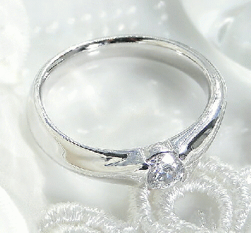 指輪 天然 ダイヤモンド 0.30ct SIクラス ウエーブ【pt950】r-143（KRP）P06-1410