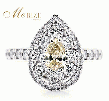 指輪 天然 ダイヤモンド 0.97ct パヴェ SIクラス Celestineセレスティーヌ【pt950】r-241（KRP）S62-1410