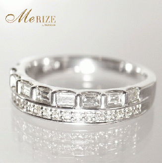 指輪 天然 ダイヤモンド 0.5ct ハーフ SIクラス Ang_liqueアンジェリック【pt950】r-163（KRP）O66-1410