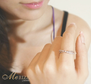 指輪 天然 ダイヤモンド 0.13ct SIクラス Aliceアリス【pt950】r-133（KRP）G84-1411