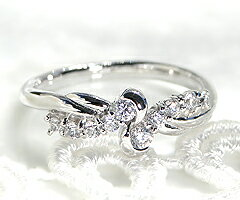 指輪 天然 ダイヤモンド 0.3ct 10石 SIクラス スイート【pt950】r-136（KRP) M63-1410