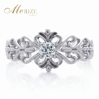 指輪 天然 ダイヤモンド 0.1ct SIクラス Agnesアニエス【pt950】r-248（KRP）M53-1410