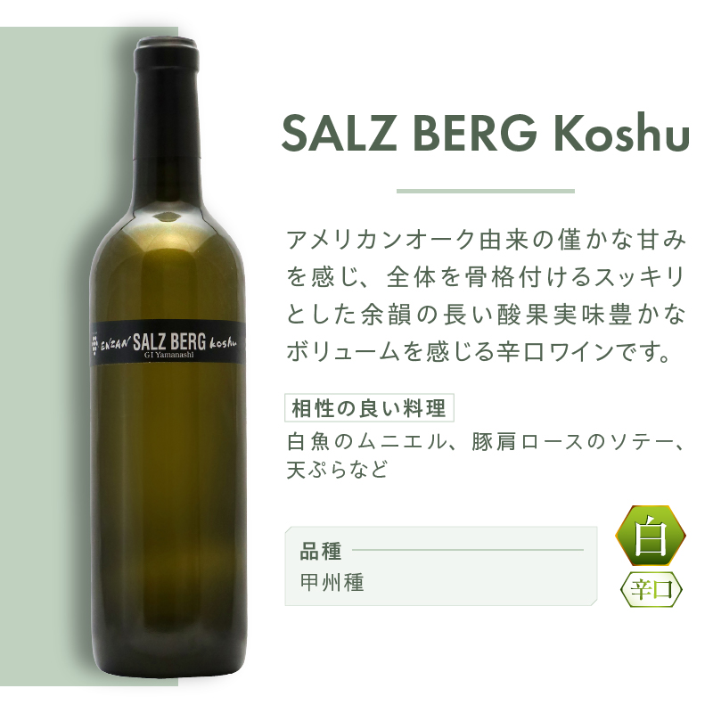塩山洋酒醸造 SALZ BERG Koshu（RC）B-642
