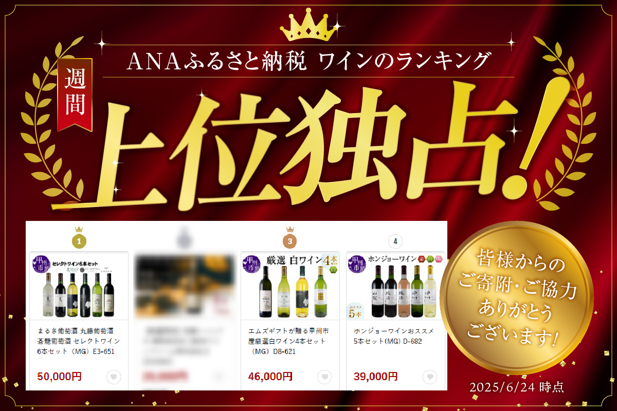 ホンジョーワインおススメ5本セット(MG) D-682