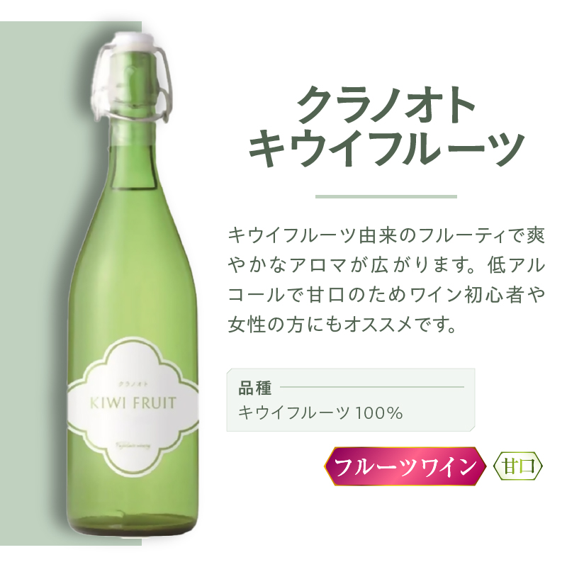 フジクレールワイナリー クラノオトキウイフルーツ（RC）A08-647