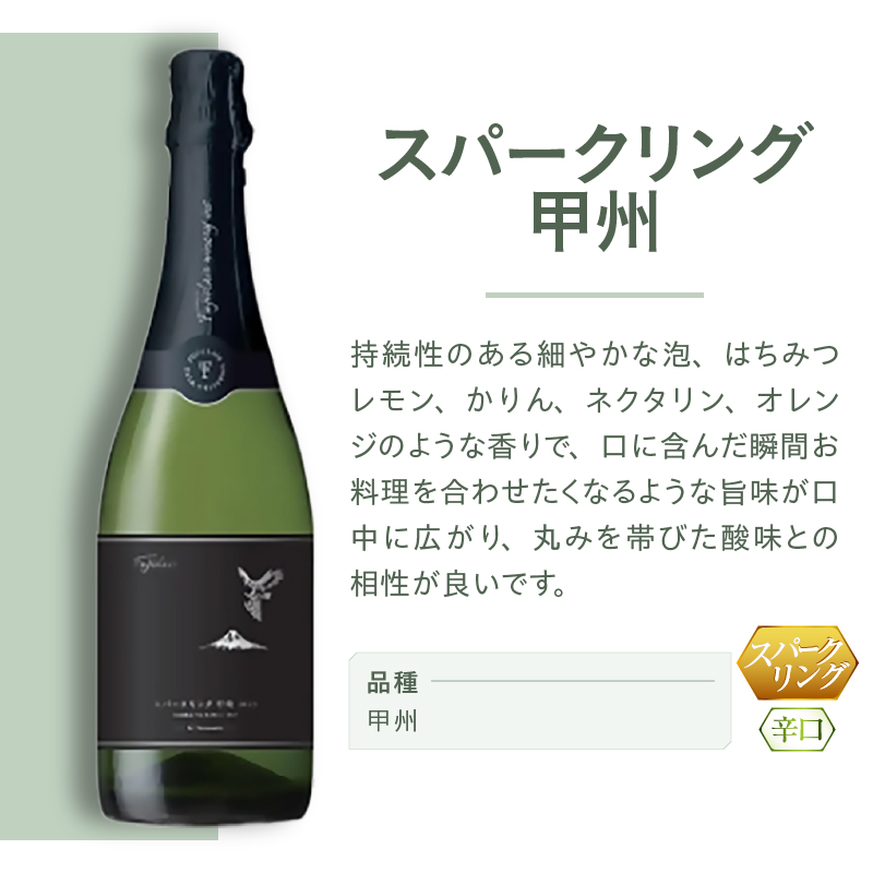 フジクレールワイナリー スパークリング甲州（RC）B12-640