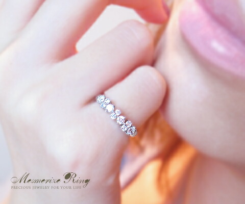 指輪 天然ダイヤ 0.3ct【k10ホワイトゴールド】r-39（KRP）M-1412