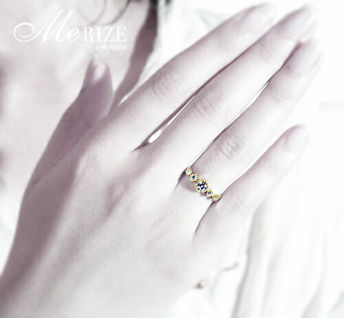 指輪 天然ダイヤモンド 0.35ct SIクラス Sylvie シルヴィー【K18 YG】r-182（KRP）O27-1411