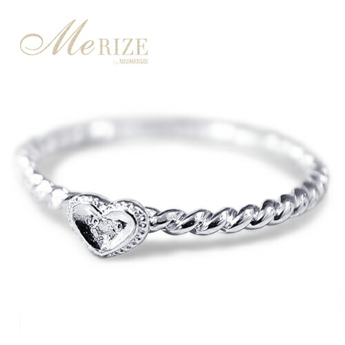 指輪 天然 ダイヤモンド ゴールド ハート SIクラス【K10YG】r-27（KRP）F-1410