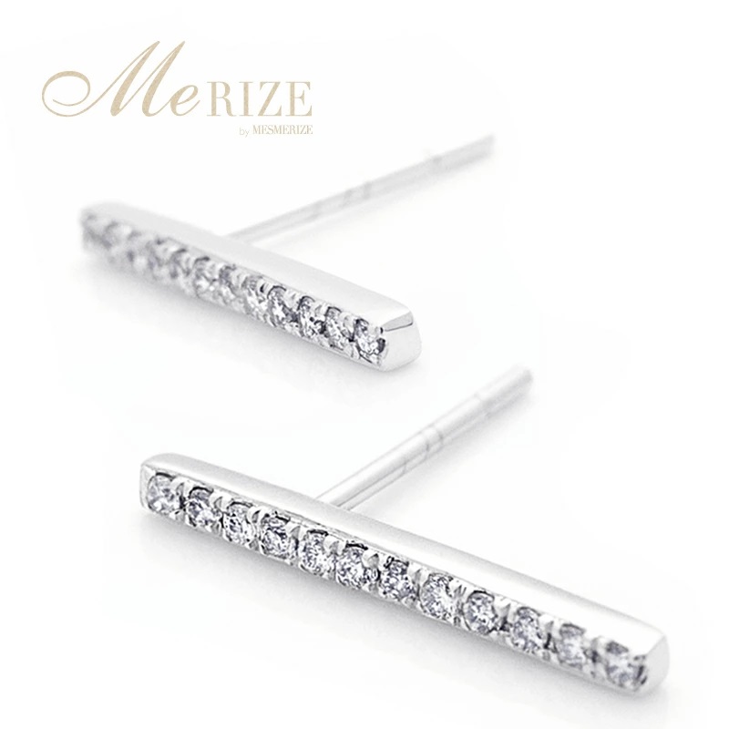 ピアス 天然 ダイヤモンド 0.16ct スタッド ボックス ストレート ダブルロックキャッチ SIクラス【K18WG】P-150（KRP）G05-1411