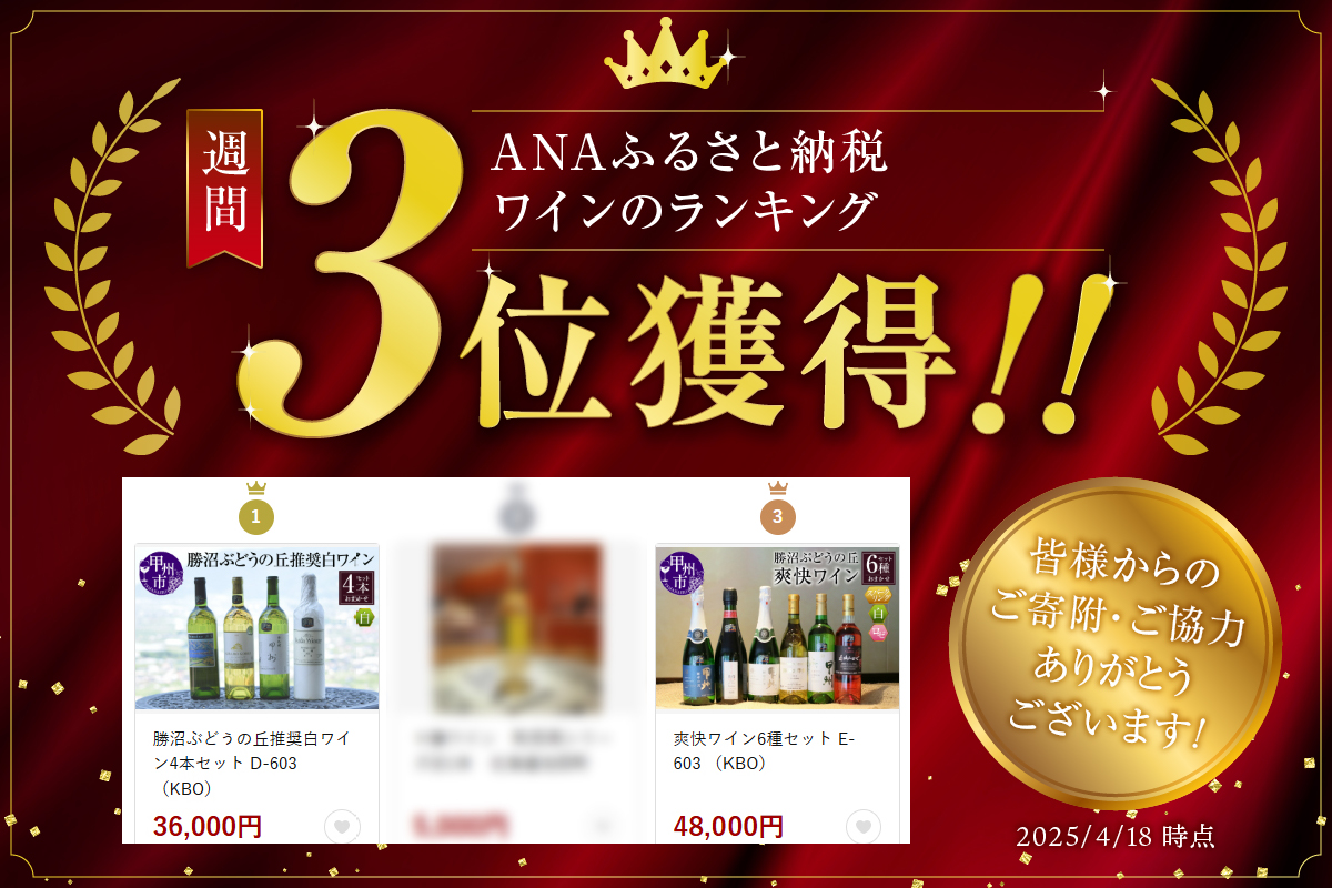 爽快ワイン6種セット E-603 （KBO）