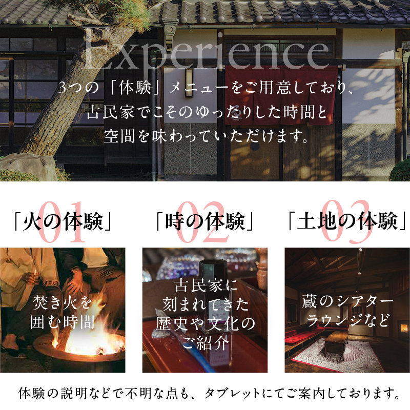 古民家宿るうふ蔦之家 ご宿泊ギフト券 1万円分（LOF）D4-1320