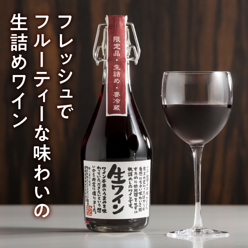 生ワイン 赤 500ml（MTS）A09-639