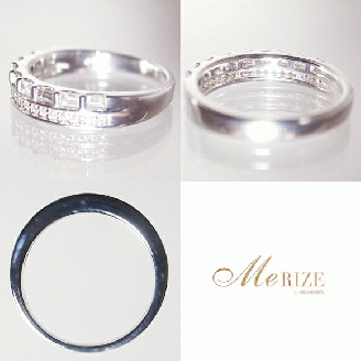 指輪 天然 ダイヤモンド 0.5ct ハーフ SIクラス Ang_liqueアンジェリック【pt950】r-163（KRP）O66-1410