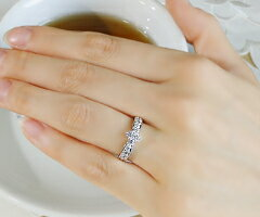 指輪 天然 ダイヤモンド 0.50ct 10石 SIクラス フラワー【pt950】r-137（KRP）O48-1411