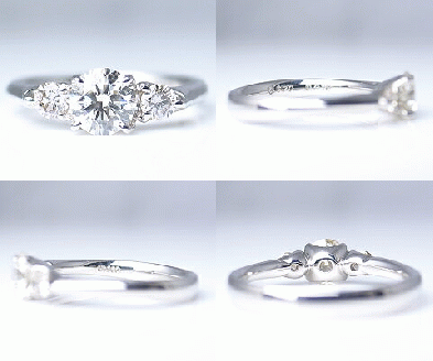 指輪 天然 ダイヤモンド 0.70ctup SIクラス【pt950】r-29（KRP）R26-1410