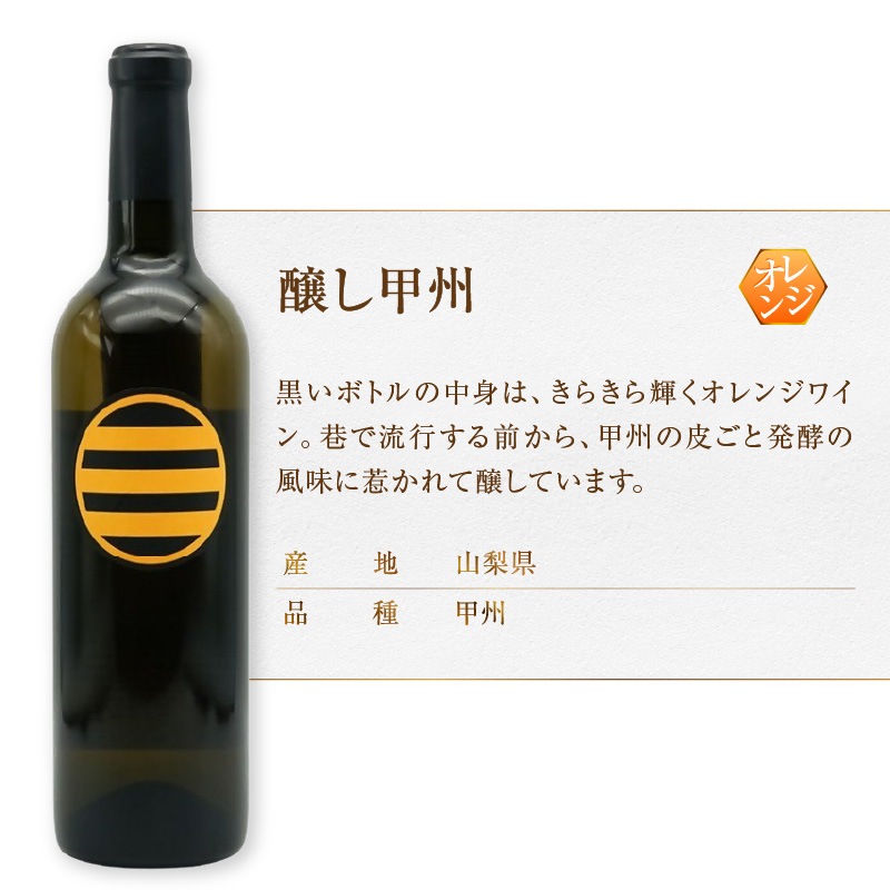 マルサン葡萄酒 若尾果樹園 醸し甲州 2本セット（MG）B18-672