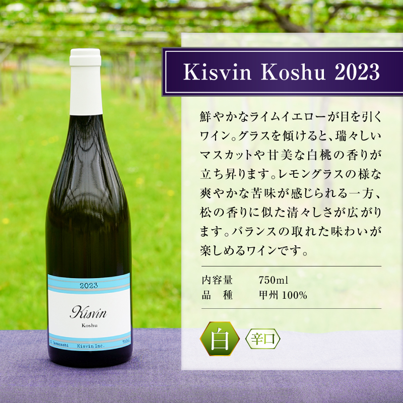 【数量限定】Kisvin Winery（キスヴィンワイナリー）ワイン6本セット（NS）G2-640
