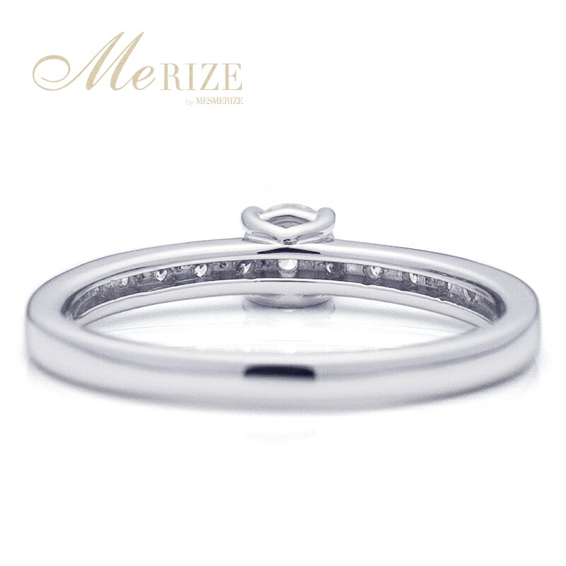 指輪 天然ダイヤ 0.37ctup～0.40ct【K18ホワイトゴールド】r-306（KRP）N07-1410