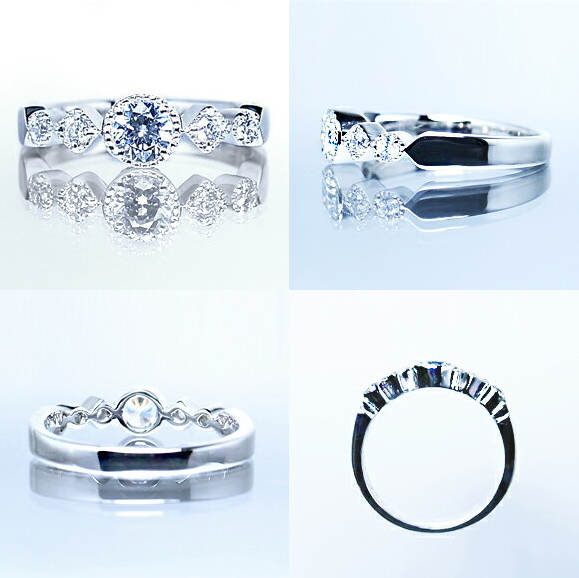 指輪 天然ダイヤモンド 0.35ct SIクラス Sylvie シルヴィー【プラチナ950】r-183（KRP）O27-1410