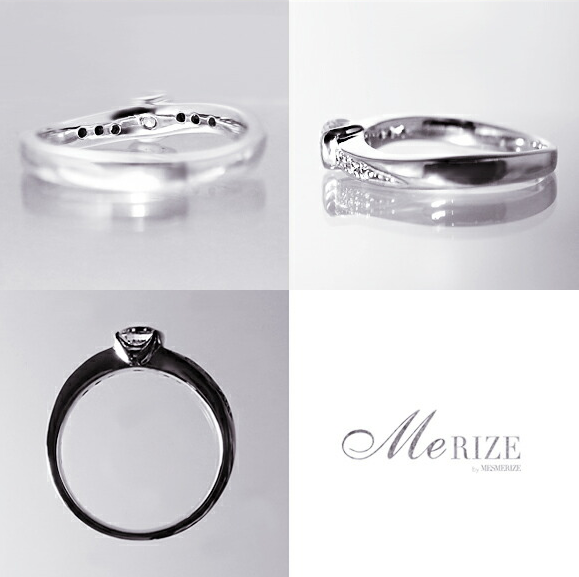 指輪 天然ホワイト ダイヤモンド 0.36ct SIクラス Genevieveジュヌヴィエーヴ【プラチナ950】r-186（KRP）O73-1410