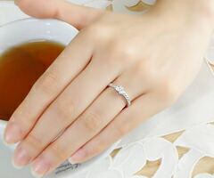 指輪 天然 ダイヤモンド 0.37ct エタニティ SIクラス【pt950】r-101（KRP）M5-1411