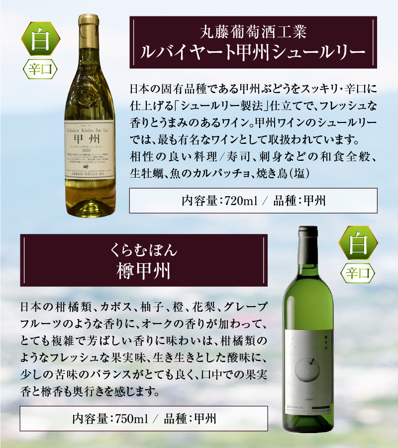 【日本遺産認定】「日本ワイン140年史」伝統あるワイナリー勝沼セット（KBO）D-624