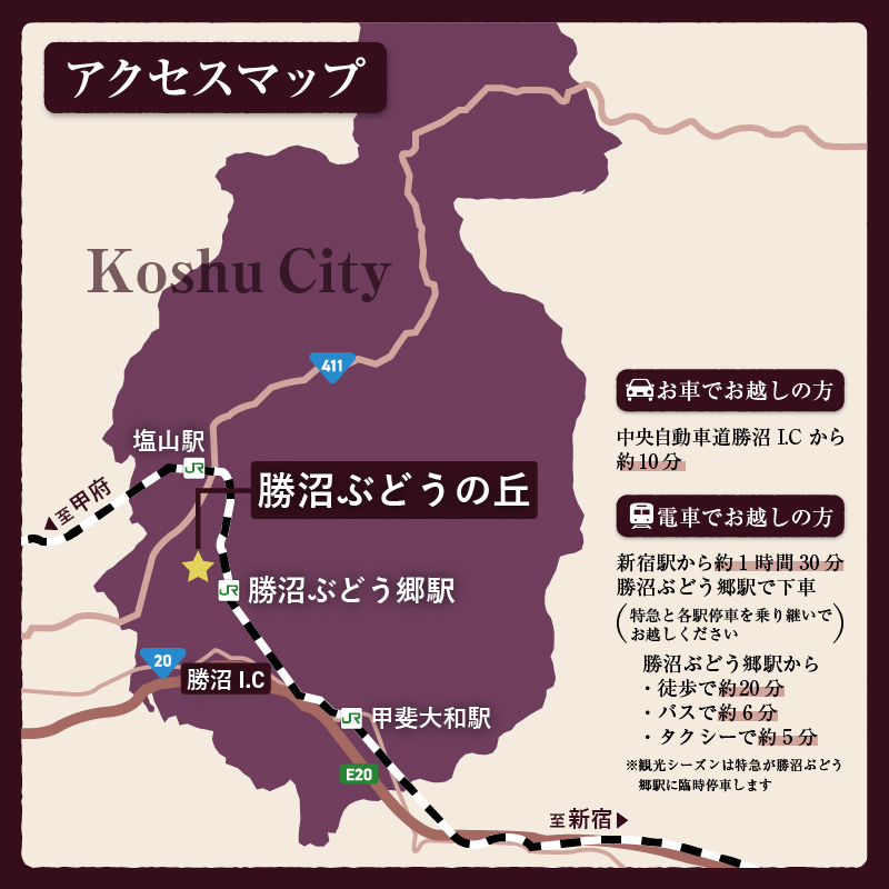 勝沼ぶどうの丘・ワインカーヴのテイスティング用「タートヴァン引き換え券」２名分（KBO）C-654