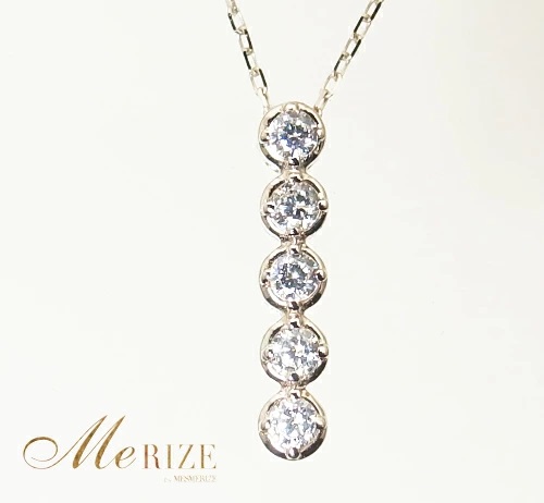 ネックレス 天然 ダイヤモンド 0.20ct SIクラス【pt900】n-107（KRP）G65-1410