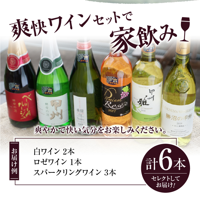 爽快ワイン6種セット E-603 （KBO）