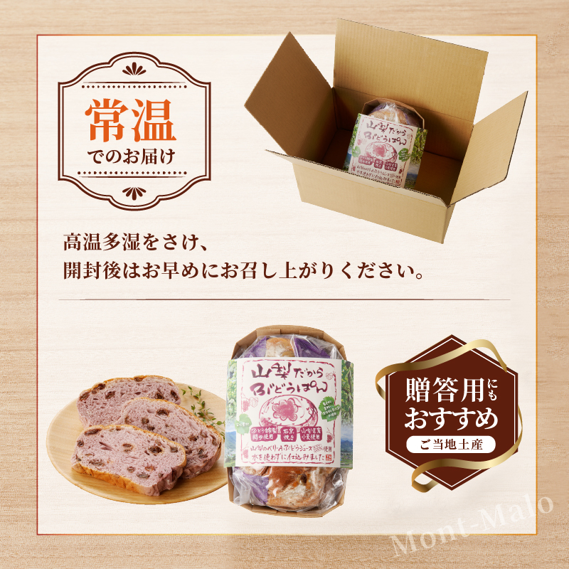 ご当地土産 山梨だからぶどうパン（MM）A04-331