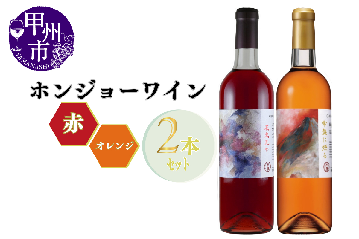 ホンジョーワイン赤・オレンジ飲み比べセット（MG）B19-650