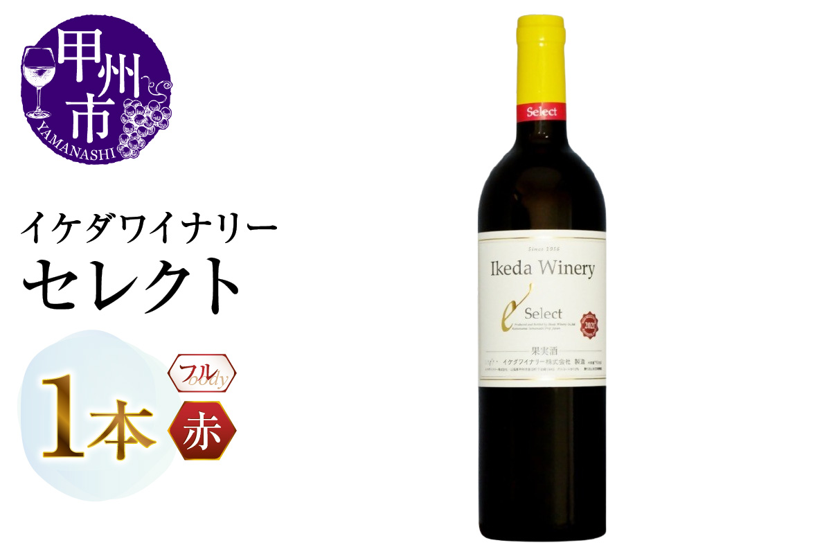 イケダワイナリー セレクト赤（MG）A09-480