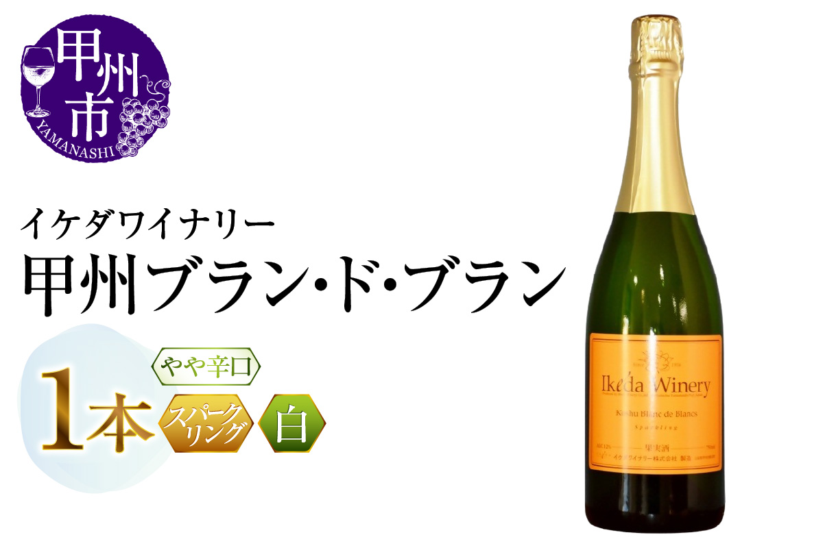イケダワイナリー 甲州 ブラン・ド・ブラン（MG）A09-481