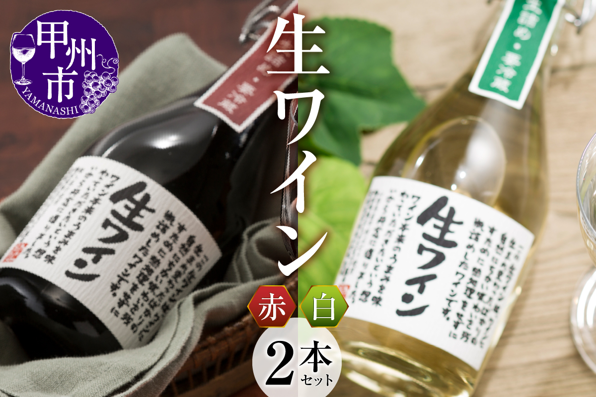 生ワイン 赤白 2本セット（MTS）B14-785