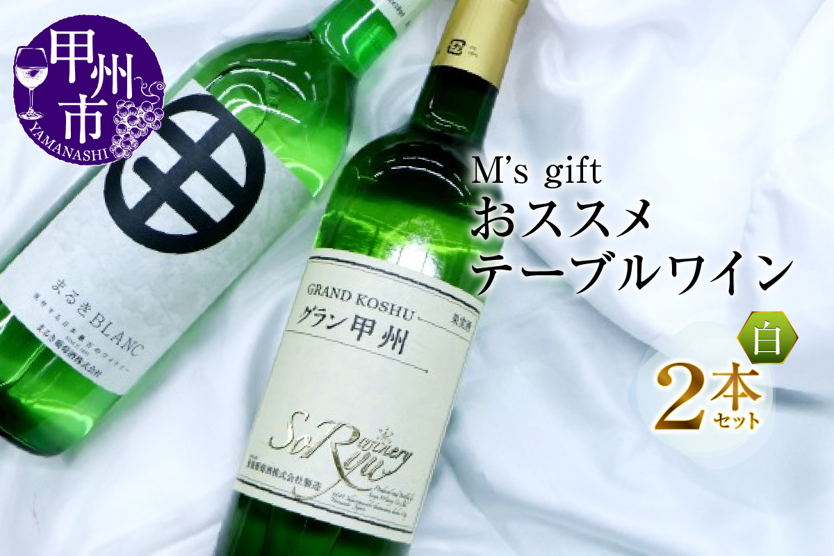 エムズギフトおススメテーブルワイン白2本セット（MG）B-695