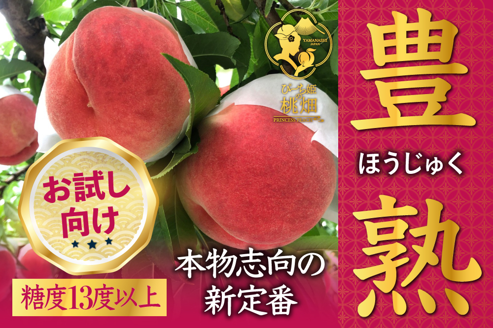 【累計20,000件突破】フルーツ王国山梨が誇る白桃ブランド 豊熟桃 約1kg【2026年発送】（PMK）B18-101