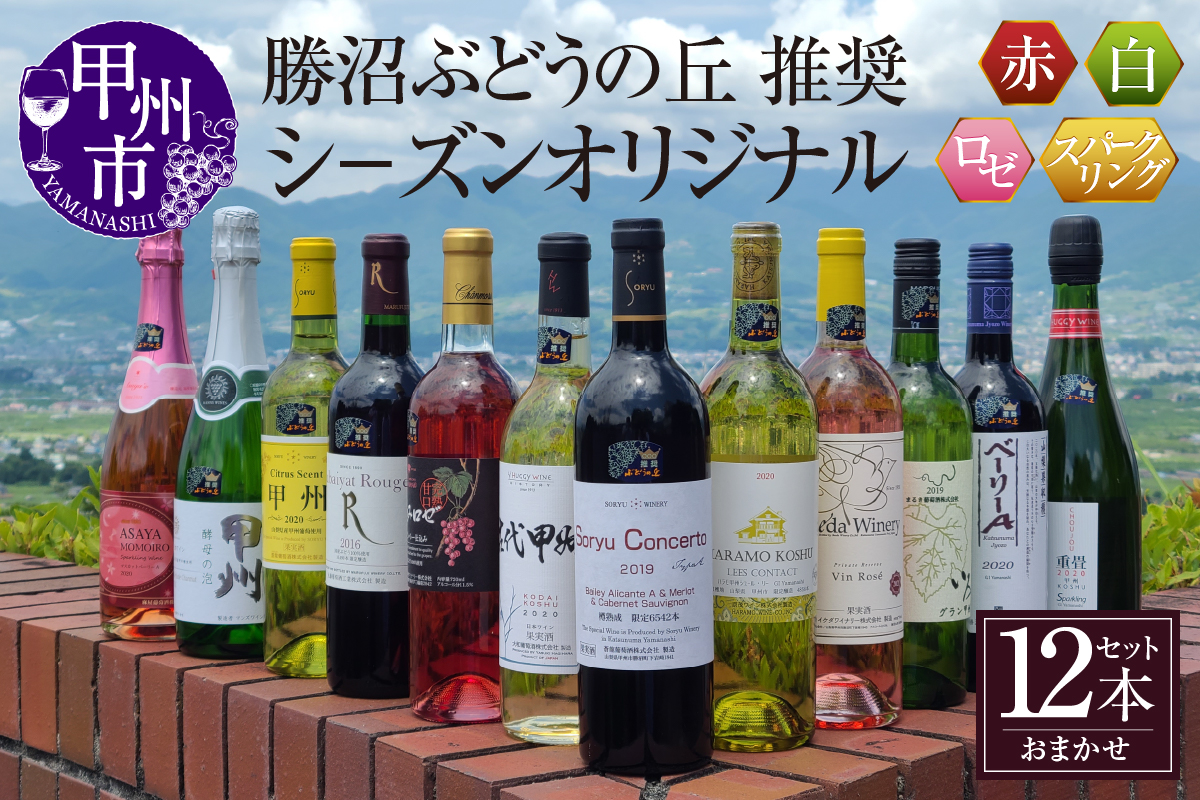 勝沼ぶどうの丘推奨ワイン シ－ズンオリジナル12本セット G-602