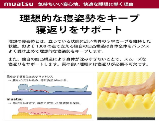 昭和西川】ムアツふとん スリープスパ BAＳIＣ シングルサイズ [5839-1153]: 市川三郷町ANAのふるさと納税