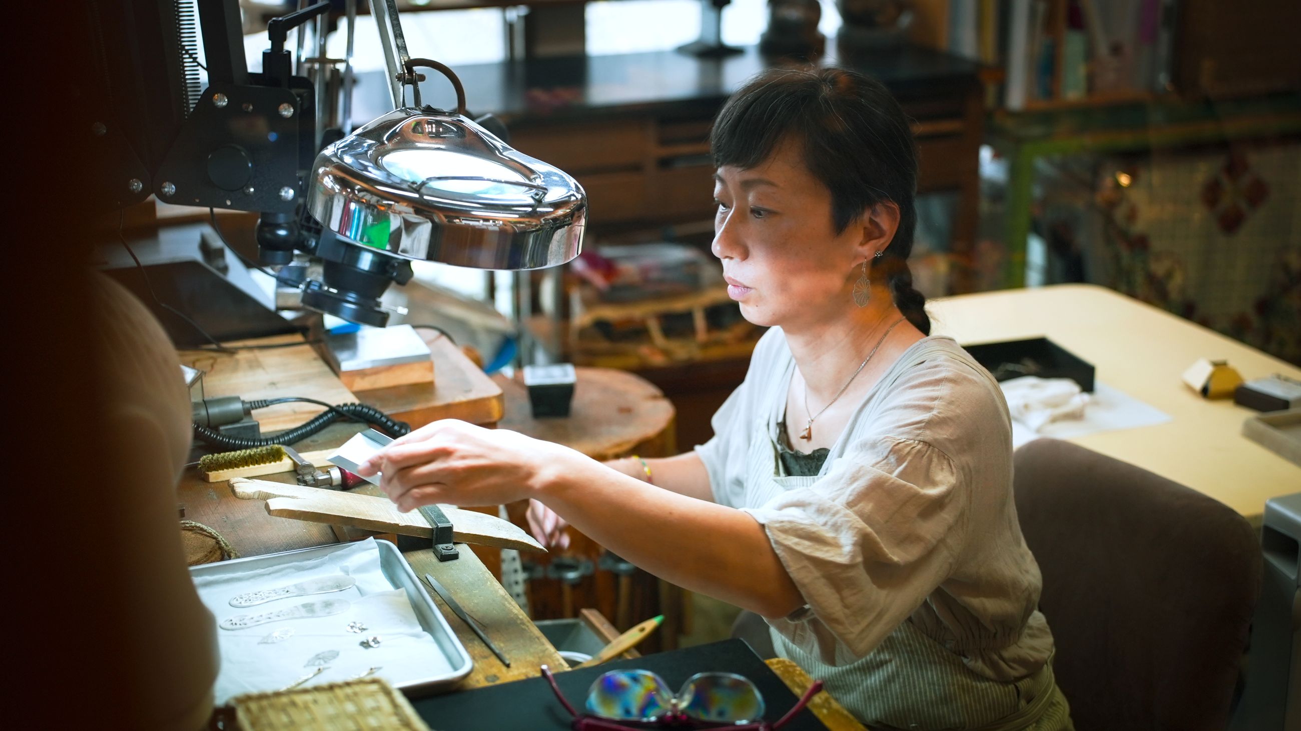 シルバーピアス　蓮のつぼみ大　ヨイアサー屋　[5839-2242]