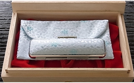 老舗はんこメーカーが作った、かわいいさくら満天のハンコセット [5839-1329] 青