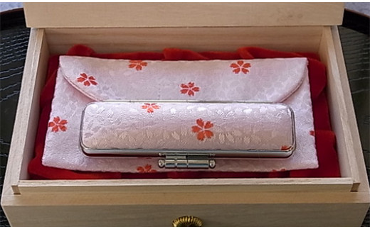 老舗はんこメーカーが作った、かわいいさくら満天のハンコセット [5839-1329] 赤