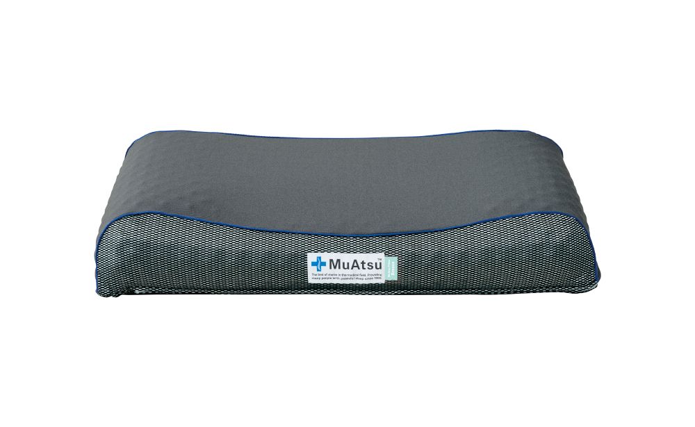 昭和西川 ムアツまくらブリーズ（高通気）Highタイプ＋枕カバーセット（グレー）　山梨県　市川三郷町　枕 枕カバーセット カバー セット 洗い替え 洗濯 グレー ウレタン 高さ調整 枕 寝心地 睡眠 睡眠改善 バウンズ 弾力 寝心地 寝具 快適 高段性　[5839-9766]