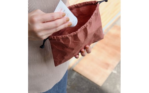 SIWA 巾着 S　グレー[5839-9981]