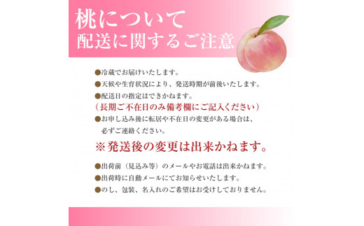 【市川三郷町産】プレミアム 桃2玉　【2026年7月中旬から発送】！Inakakara[5839-2017]