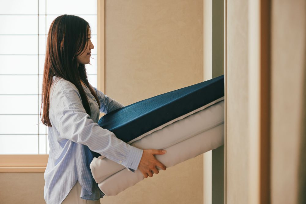 nemuli The FUTON 三つ折りマットレス セミダブル [5839-2134]