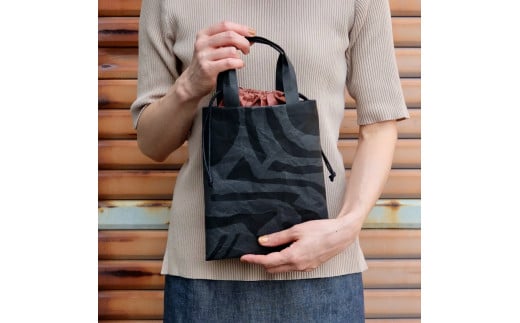 SIWA 巾着 S　グレー[5839-9981]